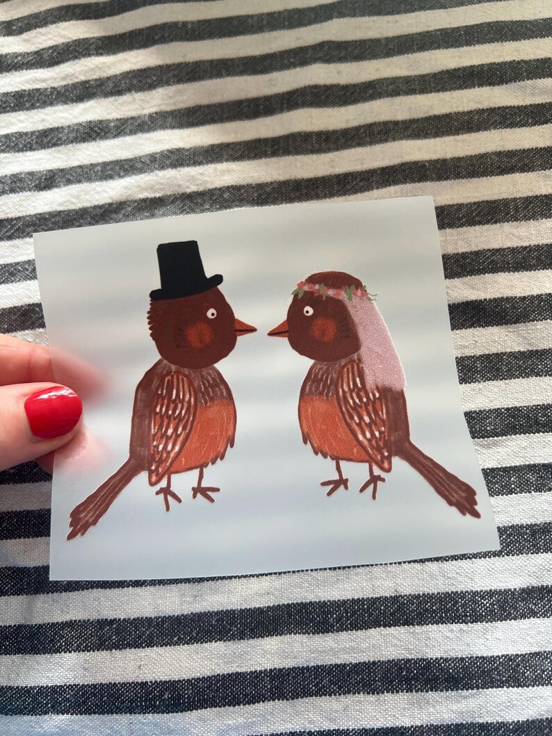 Bügelbild „Brautpaar“ Lillemo Piet